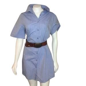 Saks Fifth Ave Threads western short  blue dress L